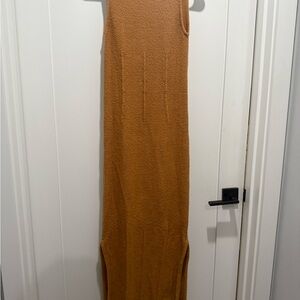 Staud Sleeveless Tan Maxi Dress